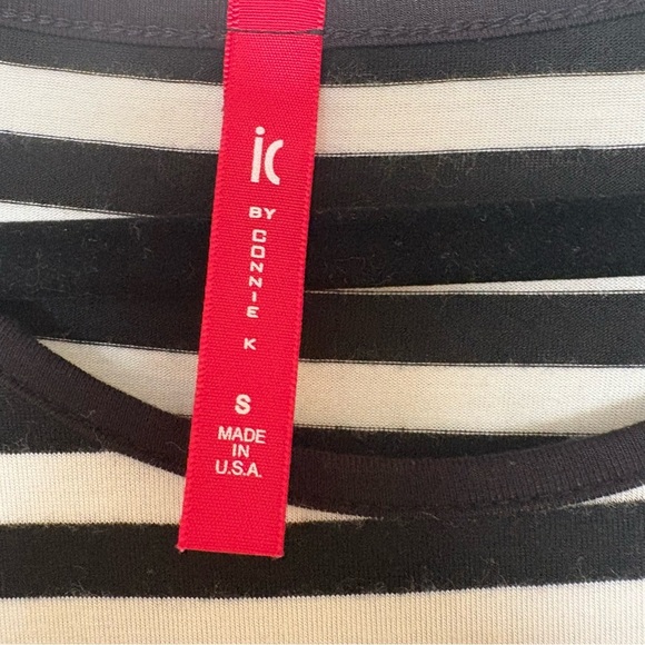 Connie Black and White Long Sleeve Dress - Picture 2 of 4